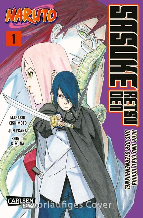 Actual product image Naruto - Sasuke Retsuden: Herr und Frau Uchiha und der Sternenhimmel (Manga) 1 (German, Jun Esaka, Masashi Kishimoto, 2024)