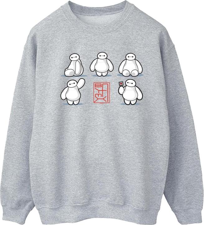 Disney Big Hero 6 Baymax Many Poses Sweatshirt (M)