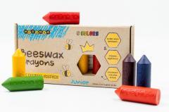 Produktbild No Name Bienenwachsmalstifte Junior 6 farbig in (Mehrfarbig, 6 x)
