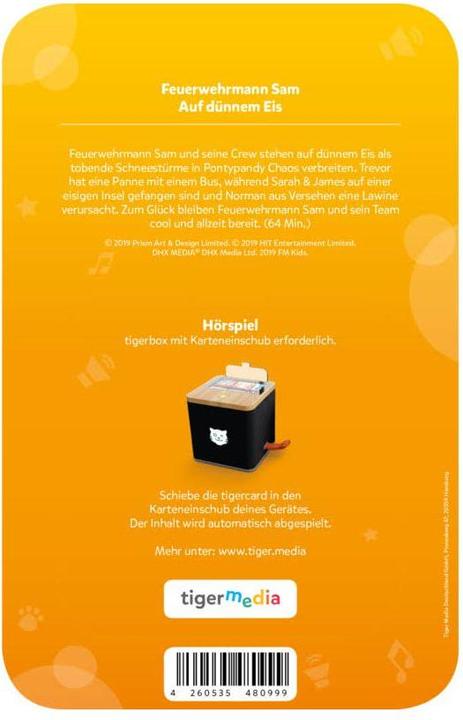 Immagine prodotto Tigermedia Tigercard Vigile del fuoco Sam Sul ghiaccio sottile (Tedesco)