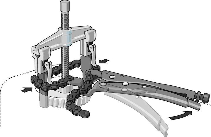Produktbild Gedore 136 K-105 Ketten-Gripzange (1050 mm)
