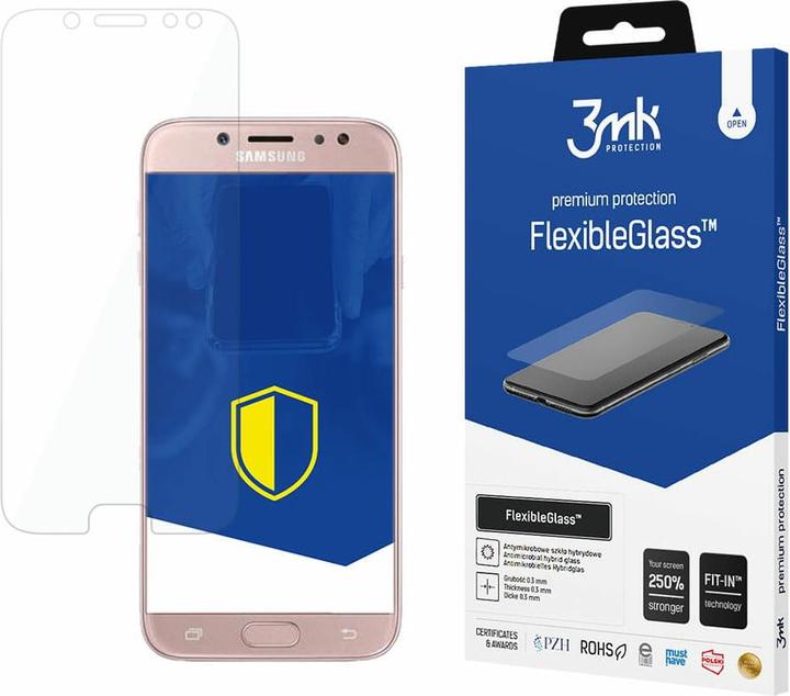 Actual product image 3MK FlexibleGlass do Samsung Galaxy J7 2017 (1 Piece, Samsung Galaxy J7 2017)