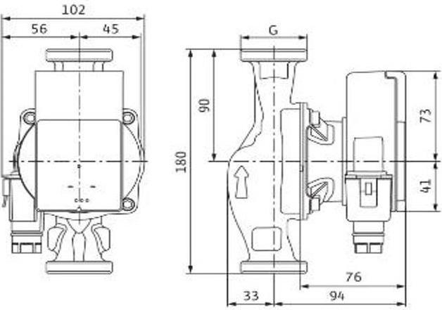 Produktbild Wilo CIRCULATION PUMP ATMOS PICO 25/1-4 180