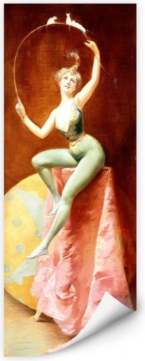 Actual product image Trenddeko Dancer with three white mice (30 x 80 cm)