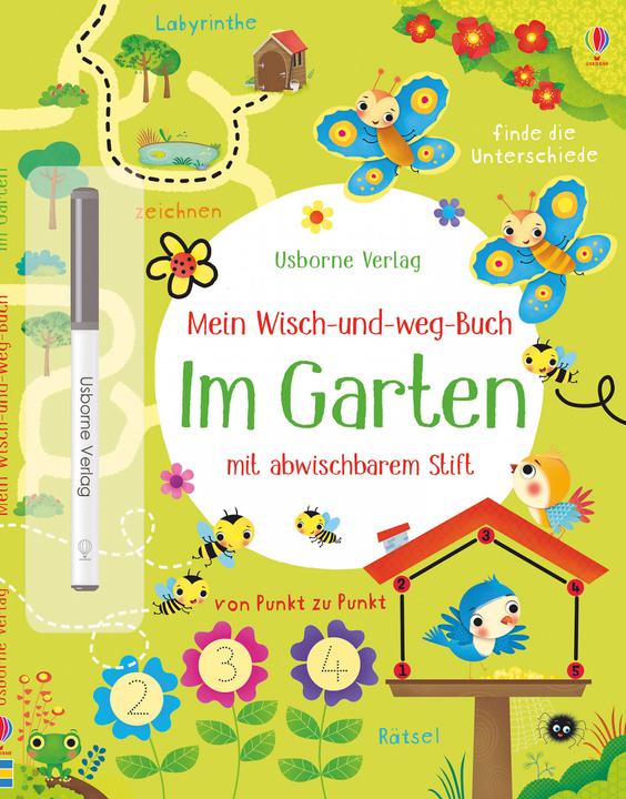 My wipe-and-go book: In the garden (German, Kirsteen Robson, 2018)