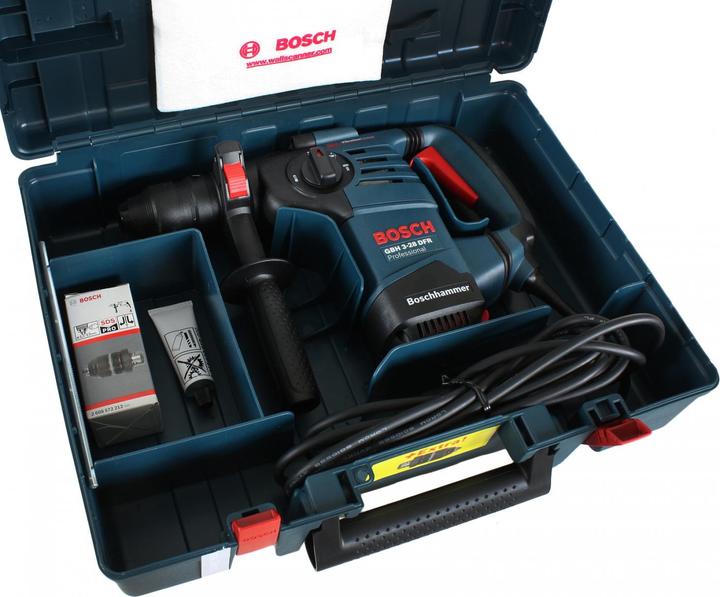 Actual product image Bosch Professional Rotary hammer drill with SDS plus GBH 3-28 DFR, carry case (Electrical connection)