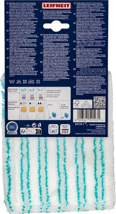 Image du produit Leifheit Housse de nettoyage CLEAN TWIST M Ergo micro duo (1 pcs)