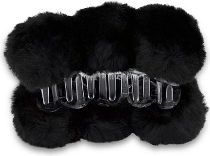 Immagine prodotto Trisa Capelli - Fermaglio in finta pelliccia con pompon nero (1 pz.)