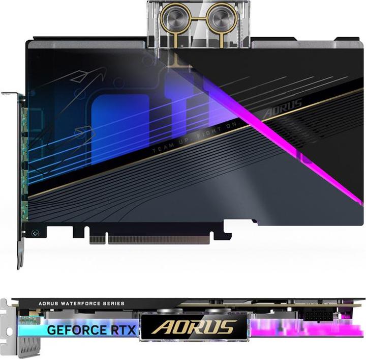 Actual product image Gigabyte GeForce RTX 4080 XTREME WATERBLOCK WATERFORCE (16 GB)