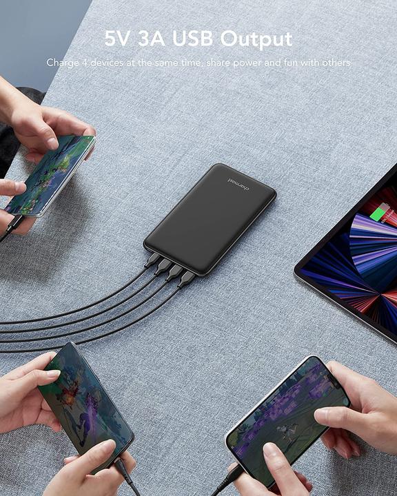 Actual product image Charmast Ultra Slim (26800 mAh, 18 W, 99.16 Wh)