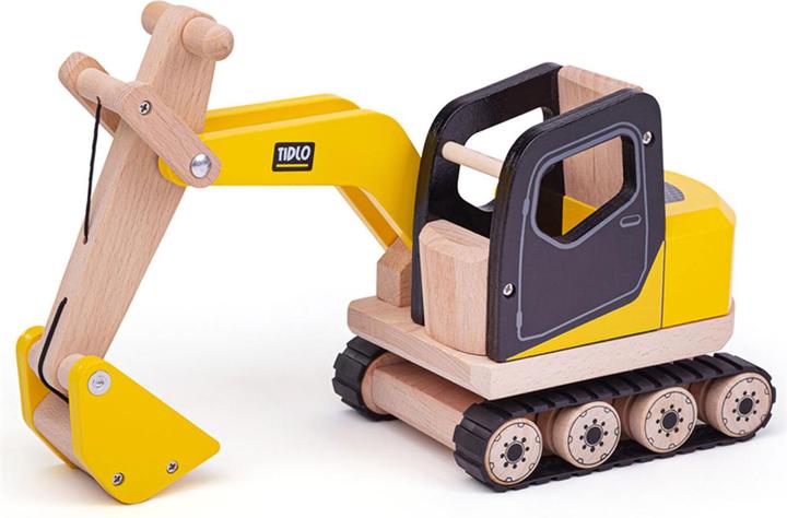Bigjigs Wood excavator