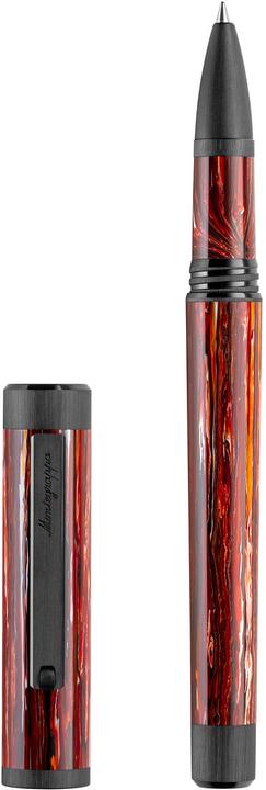 Image du produit Montegrappa Iszezric r4 mg Stylo à Bille, Zero Zodiak Scorpio, Ultra Noir (Noir, Red)
