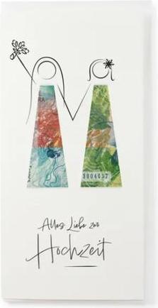 Image du produit Fidea Design Frau & Frau Hochzeit Faltkarte für Geldgeschenke