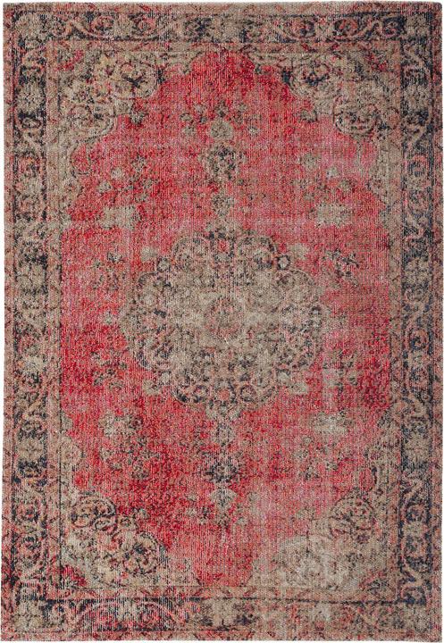 Produktbild Pergamon Kurzflor Designer Teppich Modern Vintage Orient Muster (140 x 200 cm)