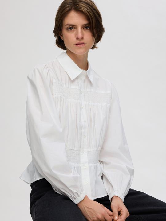 Image du produit Selected Femme Haut smocké à manches longues (38)