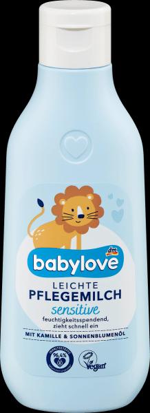 Actual product image dm babylove Care milk light, sensitive