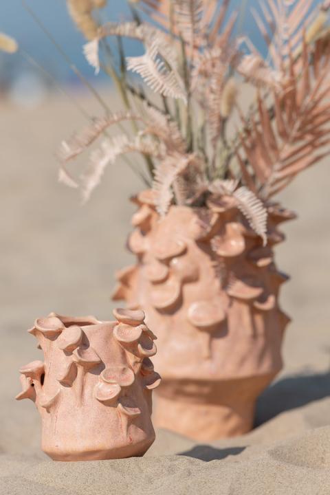 Image du produit J-Line Vase artisanal Ibiza Ø 18/H 26 cm