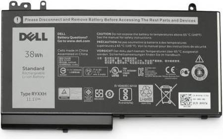 Actual product image Dell Battery, 38WHR, 3 Cell (3 Cells)