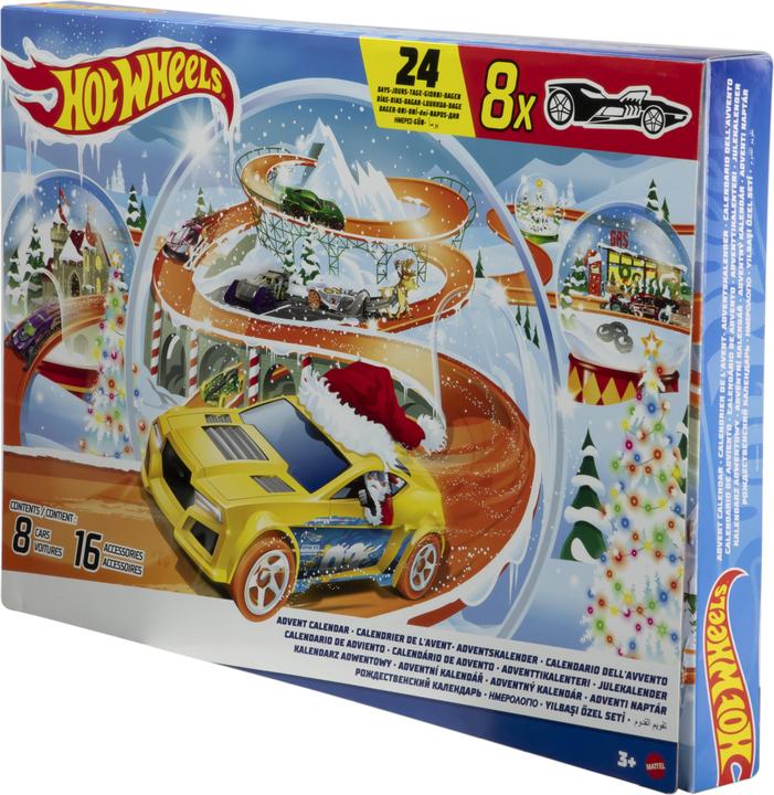 Actual product image Hot Wheels Advent calendar 2024