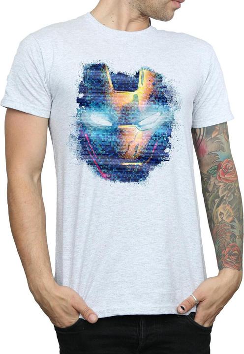 Produktbild Iron Man Distressed Head TShirt (XL)