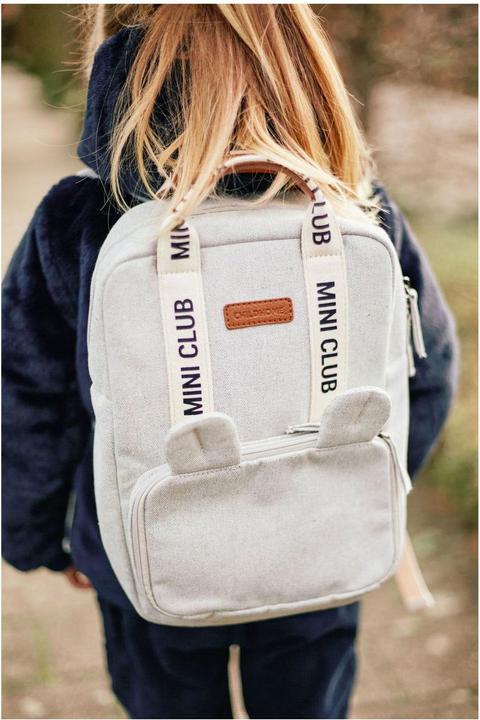 Produktbild Childhome Kinderrucksack Club Signature canvas altweiss (7.40 l)