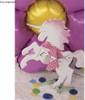 Actual product image Rayher Wooden unicorn FSC 100%, to stand, medium brown