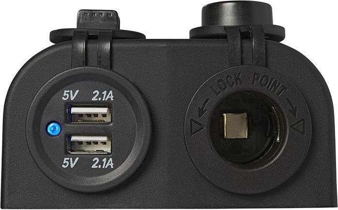 Actual product image ProPlus Structure kit: socket DIN + USB double socket