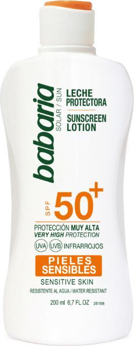 Image du produit Babaria Crème et lait pour le visage 200ml (Lotion solaire, SPF 50, 200 ml)