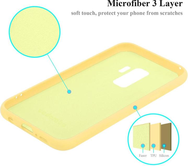 Immagine prodotto Cadorabo Copertura della cassa del silicone liquido TPU (Samsung Galaxy S9+)