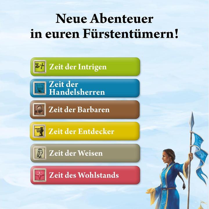 Actual product image Kosmos Catan- Expansion for the Duel- Dark & Golden Times (German)