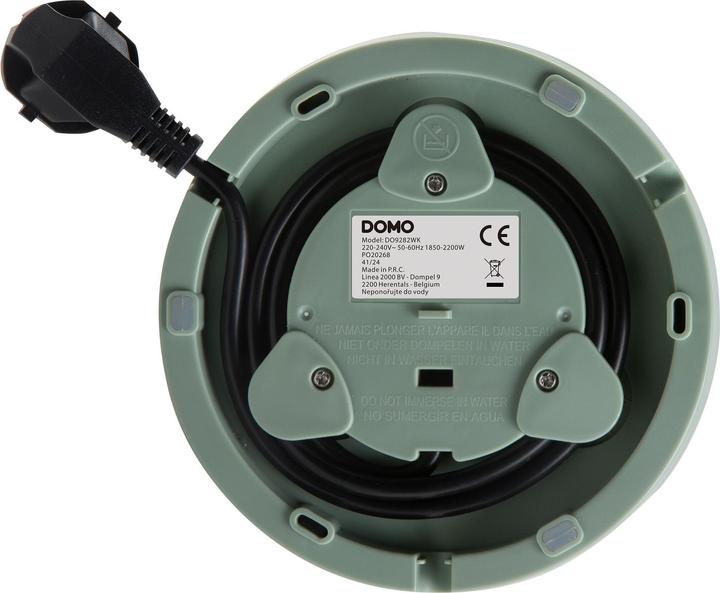Image du produit Domo DO 9282 WK Wasserkocher 1,7L 2200W matt grün (1.70 l)