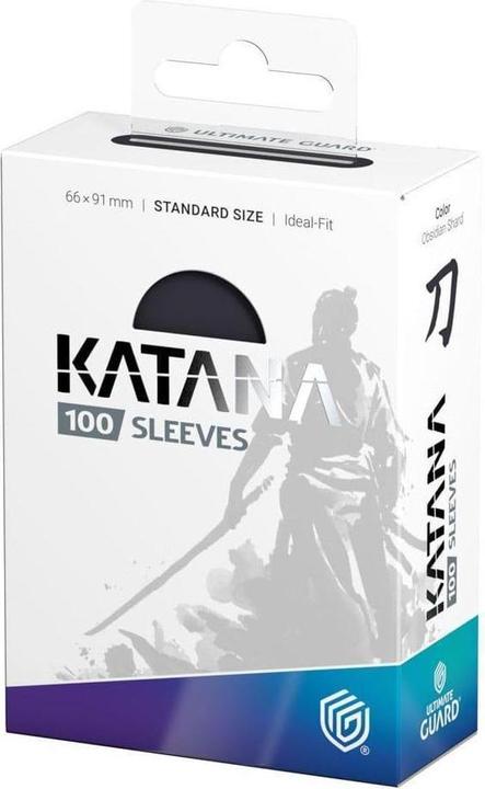 Actual product image Ultimate Guard Katana sleeves standard size Obsidian Shard (100)