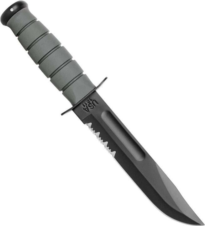 Immagine prodotto Ka-bar 5012 Foliage Green Utility Knife, Serrated GFN Sheath (17.80 cm)