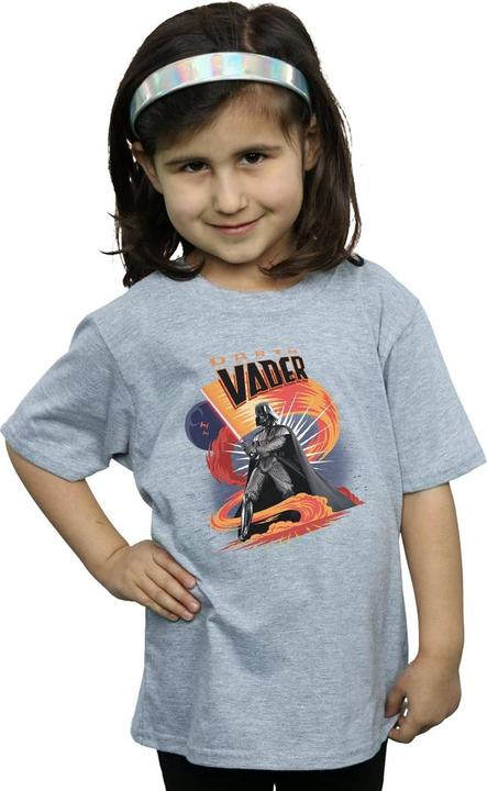 Produktbild Star Wars Darth Vader Swirling Fury TShirt Mädchen (140, 146)