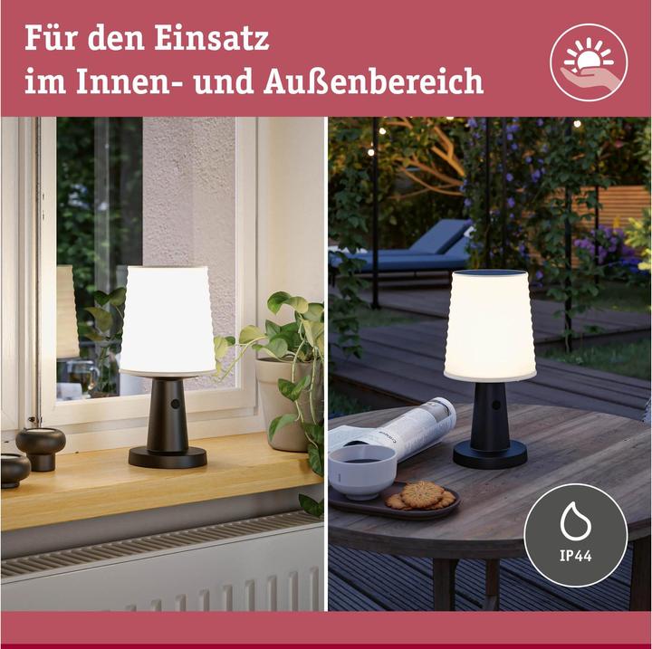 Produktbild Paulmann Solar Tischleuchte Ilanga (320 lm, IP44)