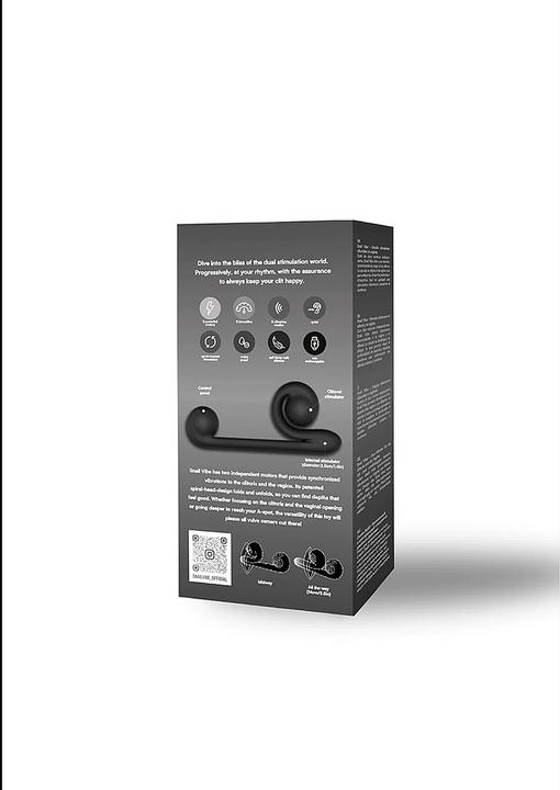 Actual product image Snail Vibe Duo Vibrator - Black
