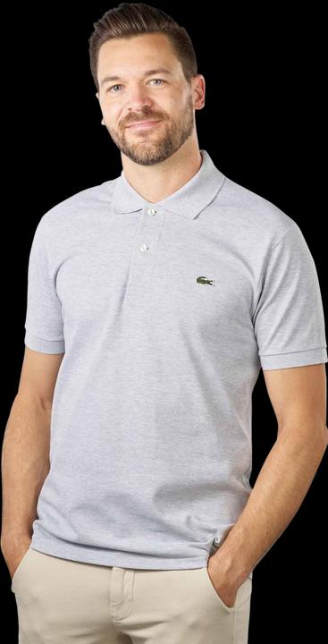 Lacoste Polo Shirt Perlmutt argent chine