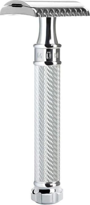 Actual product image Mühle Traditional straight razor R 41 TWIST, open comb, chrome-plated metal