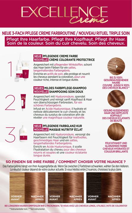 Produktbild L'Oréal Paris Excellence Crème (6.32 Sonniges Dunkelblond)