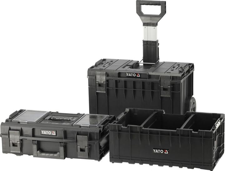 Produktbild Yato Werkstattwagen Werkzeugkoffer Werkzeugtrolley leer Werkzeugkiste Rollwagen (3 Teile)