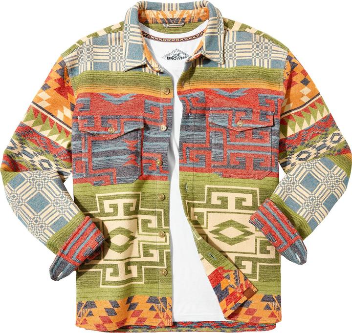 Joe Browns Autumnal Aztec Print Overshirt (S)