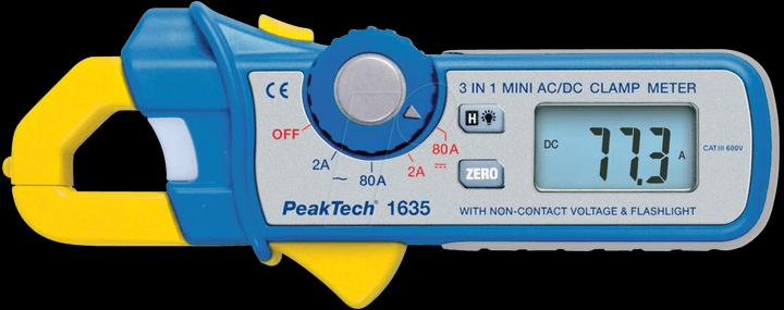Produktbild Peaktech P 1635 Stromzangenmessgerät (CAT III 600V)