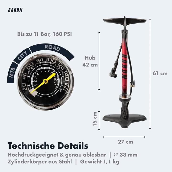 Image du produit Aaron Sport One avec manomètre