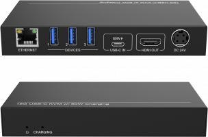 Produktbild Tesca Scaler switcher USB-C vers HDMI 2.0, HDMI 2.0, 4K@60Hz 4:4:4:, HDCP 2,3, sup