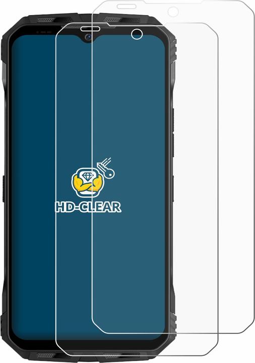 Actual product image BROTECT Screen Protector Clear (2 Piece, Doogee V30T)