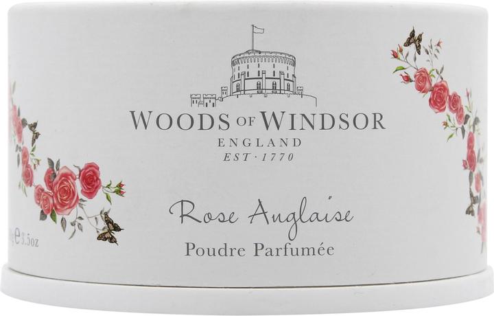 Actual product image Woods Of Windsor True Rose by Dusting Powder 104 ml (Body powder, 104 ml)