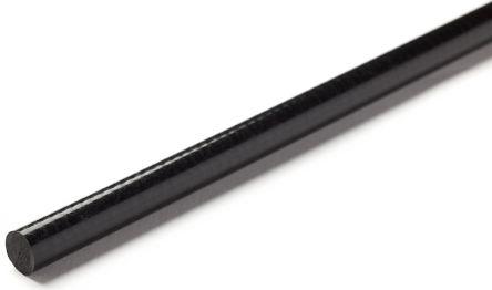Actual product image Rs Pro Black Glass-Reinforced Plastic GRP Rod, 1m