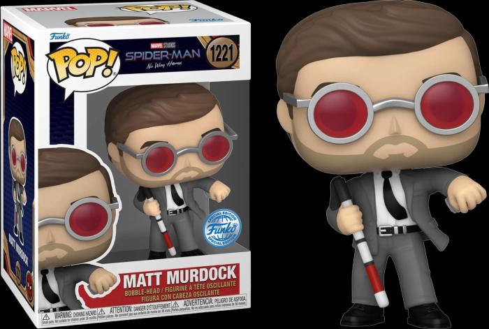 Actual product image Funko POP! Spider-Man No Way Home Matt Murdock (Catching Brick) Exclusive