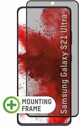 Actual product image Displex Real Glass, Privacy Full Cover Panzerglas (1 Piece, Samsung Galaxy S21 Ultra 5G)