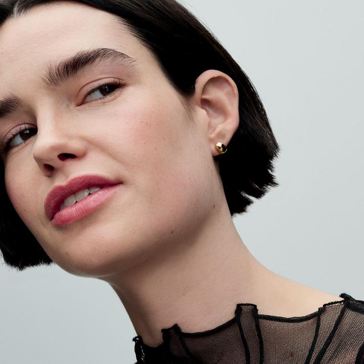 Image du produit Pandora Boucles d'oreilles de forme organique (Métal doré en 14K)